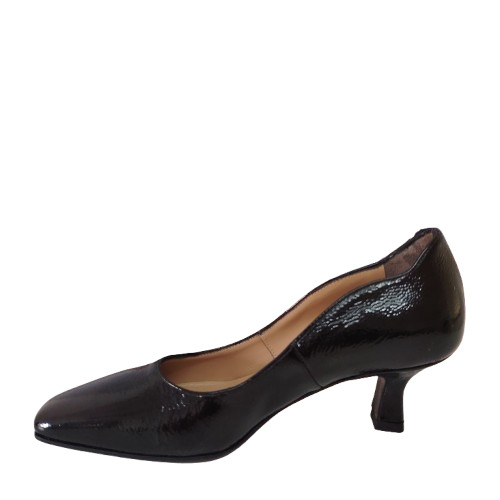 Pantofi dama din piele naturală naplak, culoare negru