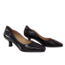 Pantofi dama din piele naturală naplak, culoare negru