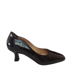 Pantofi dama din piele naturală naplak, culoare negru