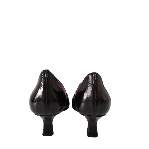 Pantofi dama din piele naturală naplak, culoare negru