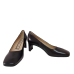 Pantofi dama din piele naturală de vițel, culoare negru