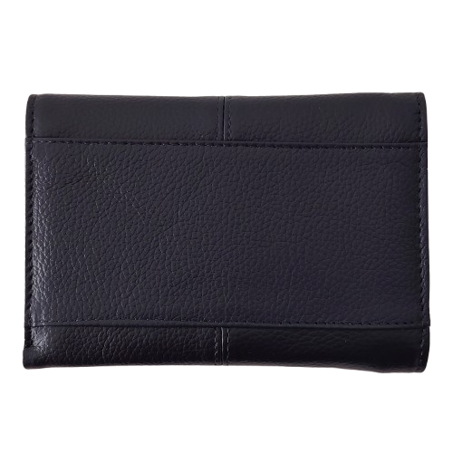 Portofel dama din piele naturala Q1853, culoarea albastru