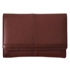 Portofel dama din piele naturala Q1853, culoarea maro