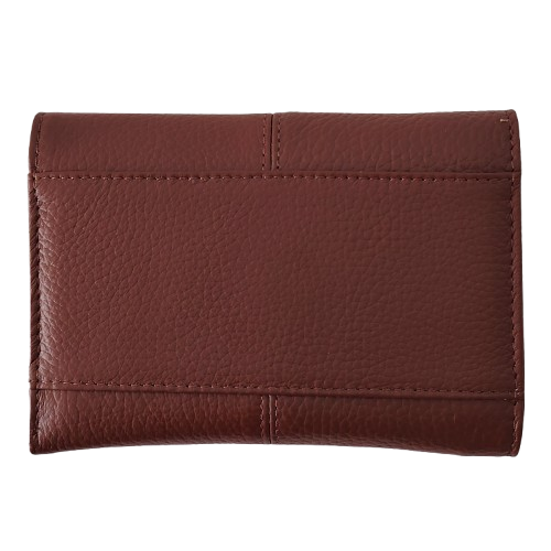 Portofel dama din piele naturala Q1853, culoarea maro