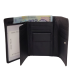 Portofel dama din piele naturala Q1853, culoarea negru