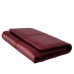 Portofel dama din piele naturala Q1853, culoarea rosu