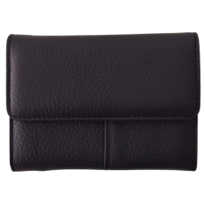 Portofel dama din piele naturala Q1155, culoarea negru