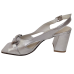 Sandale dama ACCT70 din piele naturala, culoare argintiu