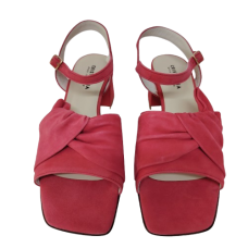 Sandale dama 109T50-CORALLO din piele naturala, culoare corai