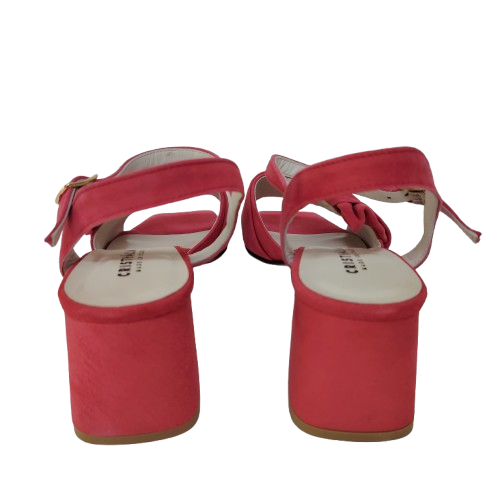 Sandale dama 109T50-CORALLO din piele naturala, culoare corai