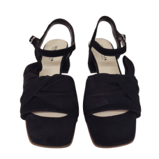 Sandale dama 109T50-NERO din piele naturala, culoare negru