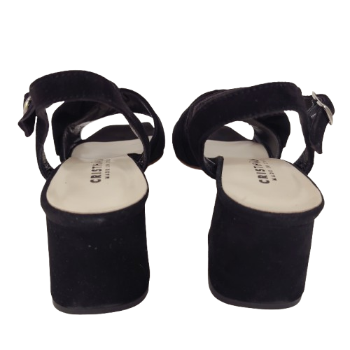 Sandale dama 109T50-NERO din piele naturala, culoare negru