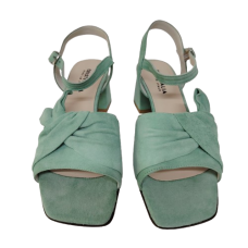 Sandale dama 109T50-AQUAM din piele naturala, culoare turcoaz