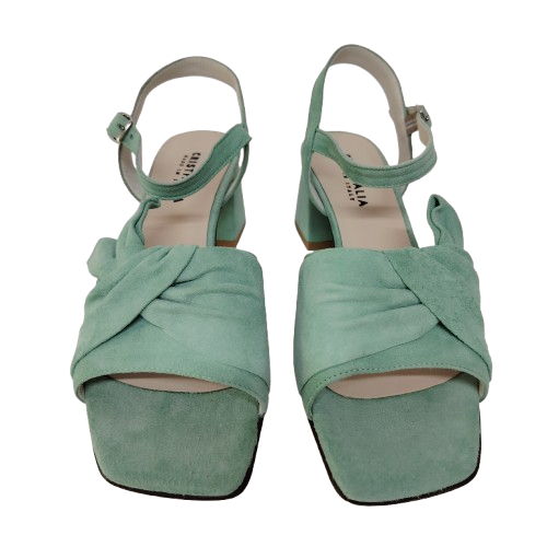 Sandale dama 109T50-AQUAM din piele naturala, culoare turcoaz