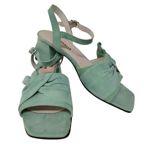 Sandale dama 109T50-AQUAM din piele naturala, culoare turcoaz