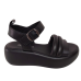Sandale dama ELVIRA din piele naturala, culoare negru