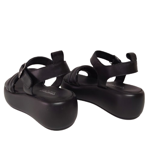 Sandale dama ELVIRA din piele naturala, culoare negru