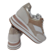 Sneakers dama AD787 din piele ecologica , culoare bej
