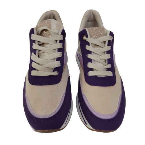 Sneakers dama AD771 din piele ecologica , culoare violet