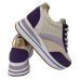 Sneakers dama AD771 din piele ecologica , culoare violet