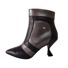 Botine dama FIORANGELO din piele naturala nappa, culoare negru