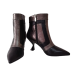 Botine dama FIORANGELO din piele naturala nappa, culoare negru