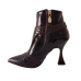 Botine dama FIORANGELO din piele naturala naplak, culoare maro