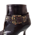 Botine dama FIORANGELO din piele naturala naplak, culoare maro