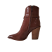 Botine dama FIORANGELO din piele naturala naplak, culoare maro