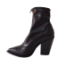 Botine dama FIORANGELO din piele naturala elastică nappa, culoare negru