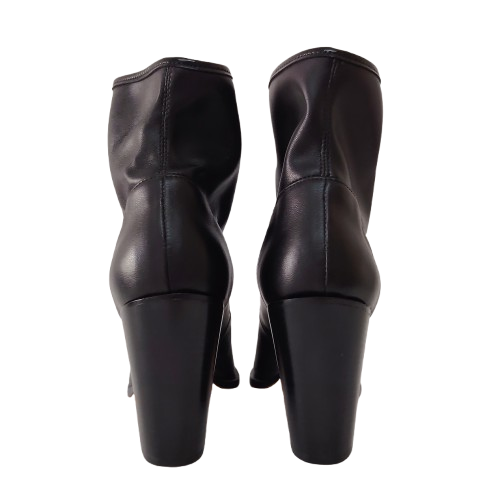Botine dama FIORANGELO din piele naturala elastică nappa, culoare negru