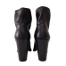 Botine dama FIORANGELO din piele naturala elastică nappa, culoare negru