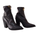 Botine dama FIORANGELO din piele naturala elastică nappa, culoare negru