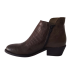Botine dama din piele naturală de vițel, culoare verde