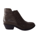 Botine dama din piele naturală de vițel, culoare verde
