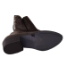 Botine dama din piele naturală de vițel, culoare verde