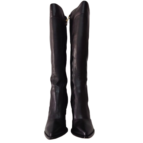Cizme dama FIORANGELO din piele naturala nappa, culoare negru