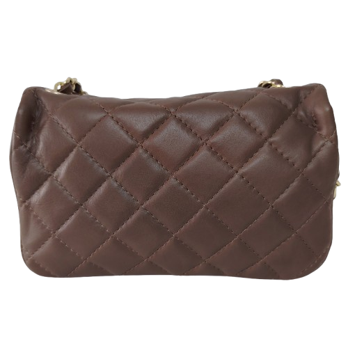 Geantă damă din piele naturală 5066, culoare maro 