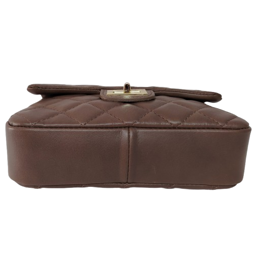 Geantă damă din piele naturală 5066, culoare maro 