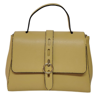 Geantă damă din piele naturală 5606, culoare galben