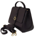 Geantă damă din piele naturală 5606, culoare negru