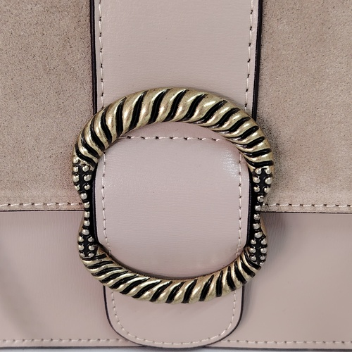 Geantă damă din piele naturală 390128, culoare maro taupe Geantă damă din piele naturală 390128, culoare maro taupe