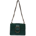 Geantă damă din piele naturală 390128, culoare verde