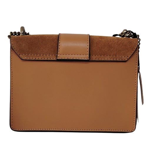 Geantă damă din piele naturală 390128, culoare maro