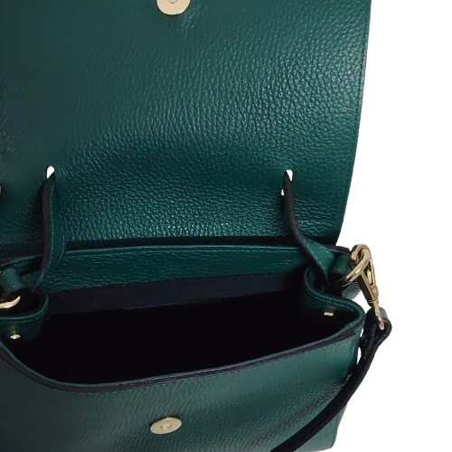 Geantă damă din piele naturală 5606, culoare verde