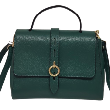 Geantă damă din piele naturală 5606, culoare verde