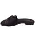 Papuci dama din piele naturala EVELYN, culoare negru