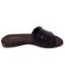 Papuci dama TERRY din piele naturala, culoare negru