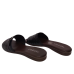 Papuci dama TERRY din piele naturala, culoare negru