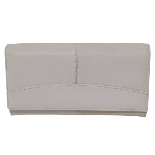 Portofel dama din piele naturala Q1857, culoarea bej